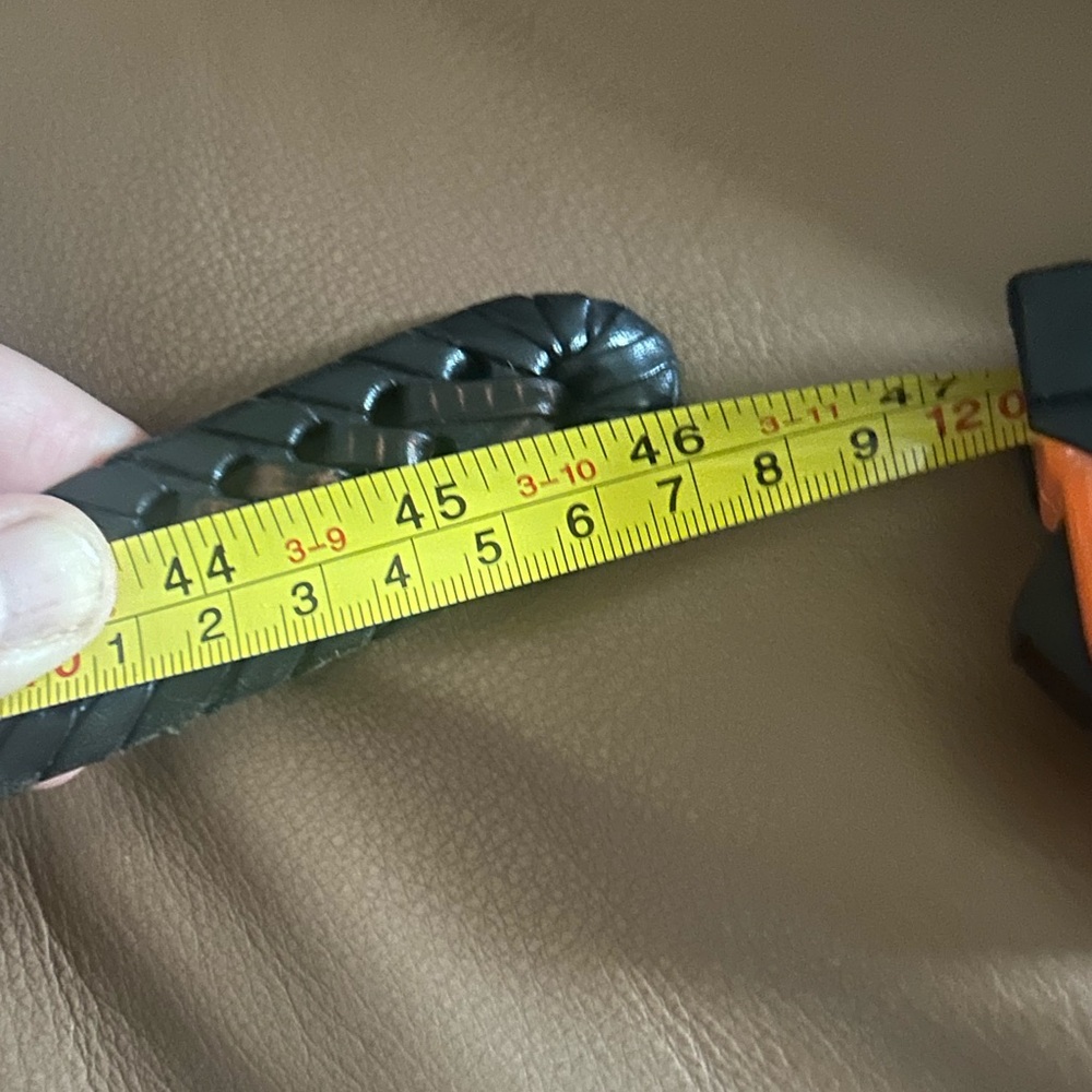 Brighton Black and Brown Woven Leather Belt - Picture 7 of 9